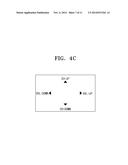 METHOD FOR EXECUTING USER COMMAND ACCORDING TO SPATIAL MOVEMENT OF USER     INPUT DEVICE AND IMAGE APPARATUS THEREOF diagram and image