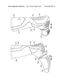 HIGH PERFORMANCE SPORT SOCKS INCLUDING MULTIPLE FABRICS, AND METHODS OF     MAKING AND USING SAME diagram and image