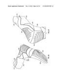 HIGH PERFORMANCE SPORT SOCKS INCLUDING MULTIPLE FABRICS, AND METHODS OF     MAKING AND USING SAME diagram and image