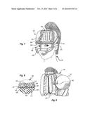 PROTECTIVE ATHLETIC HEADWEAR WITH OPEN TOP diagram and image