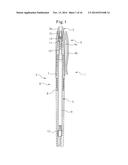 WRITING INSTRUMENT WITH ERASING MEMBER diagram and image