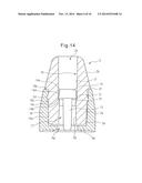 WRITING INSTRUMENT WITH ERASING MEMBER diagram and image