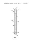 COUPLED ELECTRONIC AND POWER SUPPLY FRAMES FOR USE WITH BOREHOLE CONDUIT     CONNECTIONS diagram and image