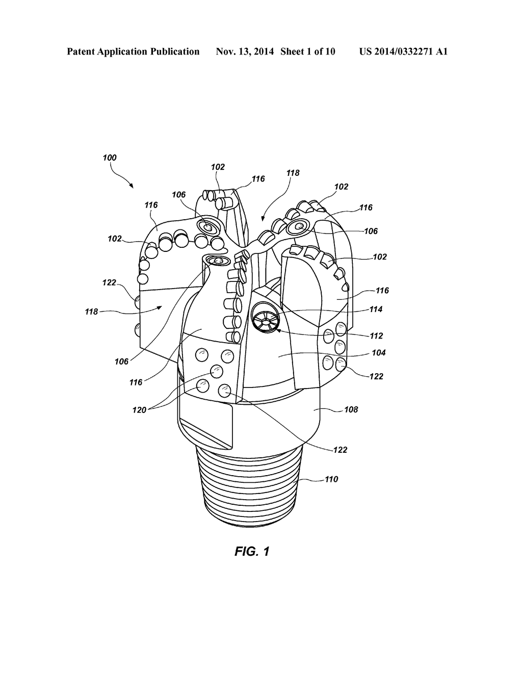 EARTH-BORING TOOLS INCLUDING MOVABLE FORMATION-ENGAGING STRUCTURES AND     RELATED METHODS - diagram, schematic, and image 02