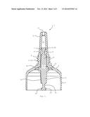 INSERT FOR A TUBE FOR DISPENSING LIQUID CONTENT AND TUBE WITH SUCH AN     INSERT diagram and image