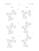 DONOR-ACCEPTOR COMPOUNDS WITH NITROGEN CONTAINING POLYAROMATICS AS THE     ACCEPTOR diagram and image