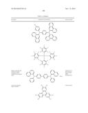 DONOR-ACCEPTOR COMPOUNDS WITH NITROGEN CONTAINING POLYAROMATICS AS THE     ACCEPTOR diagram and image