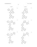 DONOR-ACCEPTOR COMPOUNDS WITH NITROGEN CONTAINING POLYAROMATICS AS THE     ACCEPTOR diagram and image