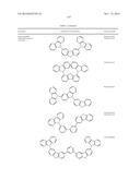 DONOR-ACCEPTOR COMPOUNDS WITH NITROGEN CONTAINING POLYAROMATICS AS THE     ACCEPTOR diagram and image