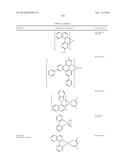 DONOR-ACCEPTOR COMPOUNDS WITH NITROGEN CONTAINING POLYAROMATICS AS THE     ACCEPTOR diagram and image