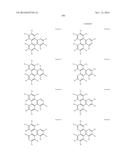 DONOR-ACCEPTOR COMPOUNDS WITH NITROGEN CONTAINING POLYAROMATICS AS THE     ACCEPTOR diagram and image