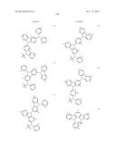 DONOR-ACCEPTOR COMPOUNDS WITH NITROGEN CONTAINING POLYAROMATICS AS THE     ACCEPTOR diagram and image