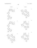 DONOR-ACCEPTOR COMPOUNDS WITH NITROGEN CONTAINING POLYAROMATICS AS THE     ACCEPTOR diagram and image