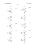 DONOR-ACCEPTOR COMPOUNDS WITH NITROGEN CONTAINING POLYAROMATICS AS THE     ACCEPTOR diagram and image