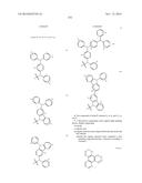 DONOR-ACCEPTOR COMPOUNDS WITH NITROGEN CONTAINING POLYAROMATICS AS THE     ACCEPTOR diagram and image