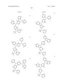 DONOR-ACCEPTOR COMPOUNDS WITH NITROGEN CONTAINING POLYAROMATICS AS THE     ACCEPTOR diagram and image