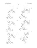 DONOR-ACCEPTOR COMPOUNDS WITH NITROGEN CONTAINING POLYAROMATICS AS THE     ACCEPTOR diagram and image