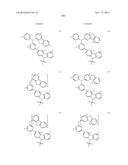 DONOR-ACCEPTOR COMPOUNDS WITH NITROGEN CONTAINING POLYAROMATICS AS THE     ACCEPTOR diagram and image