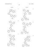 DONOR-ACCEPTOR COMPOUNDS WITH NITROGEN CONTAINING POLYAROMATICS AS THE     ACCEPTOR diagram and image