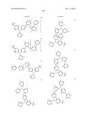 DONOR-ACCEPTOR COMPOUNDS WITH NITROGEN CONTAINING POLYAROMATICS AS THE     ACCEPTOR diagram and image