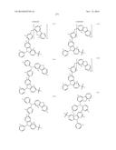 DONOR-ACCEPTOR COMPOUNDS WITH NITROGEN CONTAINING POLYAROMATICS AS THE     ACCEPTOR diagram and image