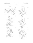 DONOR-ACCEPTOR COMPOUNDS WITH NITROGEN CONTAINING POLYAROMATICS AS THE     ACCEPTOR diagram and image