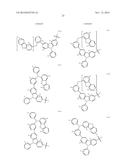 DONOR-ACCEPTOR COMPOUNDS WITH NITROGEN CONTAINING POLYAROMATICS AS THE     ACCEPTOR diagram and image