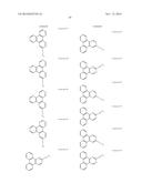 DONOR-ACCEPTOR COMPOUNDS WITH NITROGEN CONTAINING POLYAROMATICS AS THE     ACCEPTOR diagram and image