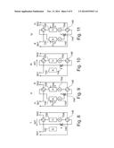 BELL-TYPE FURNACE WITH A HEAT DISPENSING DEVICE POSITIONED WITHIN A     PROTECTIVE HOOD, IN PARTICULAR FED BY AN ENERGY SOURCE EXTERNAL TO THE     FURNACE CHAMBER, FOR DISPENSING HEAT TO ANNEALING GAS diagram and image