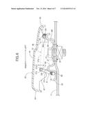 VEHICLE SEAT SUPPORTING DEVICE diagram and image