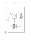 INPUT DEVICE, INPUT METHOD, AND PROGRAM diagram and image