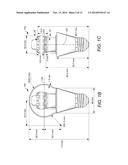 LED BULB WITH A GAS MEDIUM HAVING A UNIFORM LIGHT-DISTRIBUTION PROFILE diagram and image