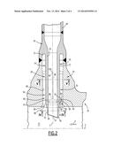 NUCLEAR REACTOR PRIMARY CIRCUIT, WITH A BRANCH EQUIPPED WITH A THERMAL     SLEEVE diagram and image