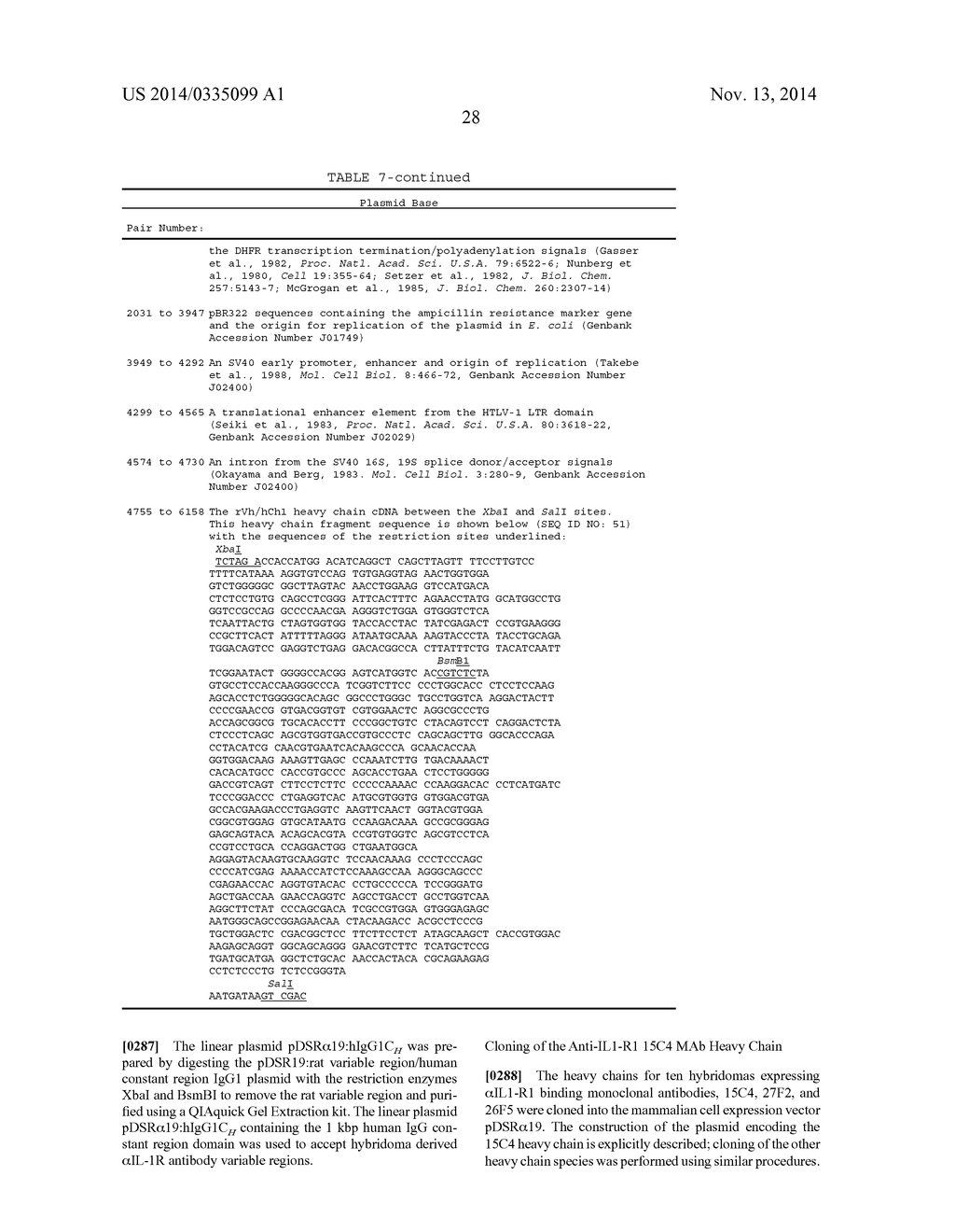 THERAPEUTIC HUMAN ANTI-IL-1R1 MONOCLONAL ANTIBODY - diagram, schematic, and image 56