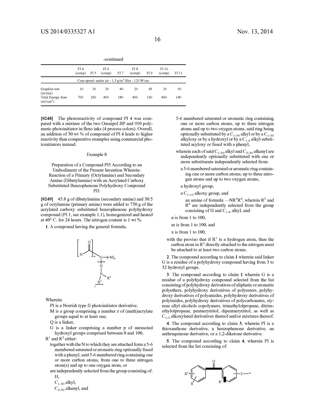 AMINO PHOTO-REACTIVE BINDER - diagram, schematic, and image 17