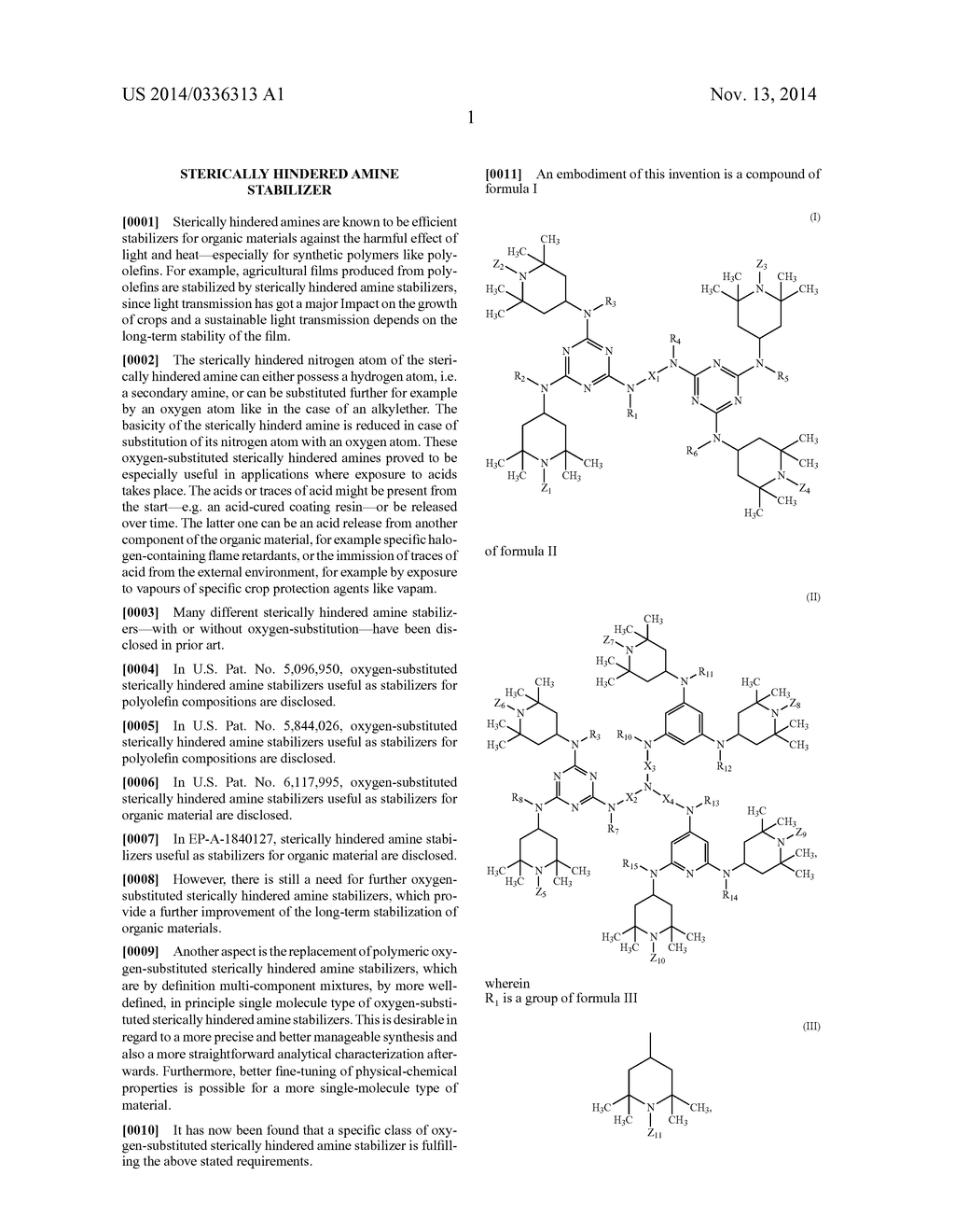 STERICALLY HINDERED AMINE STABILIZER - diagram, schematic, and image 02