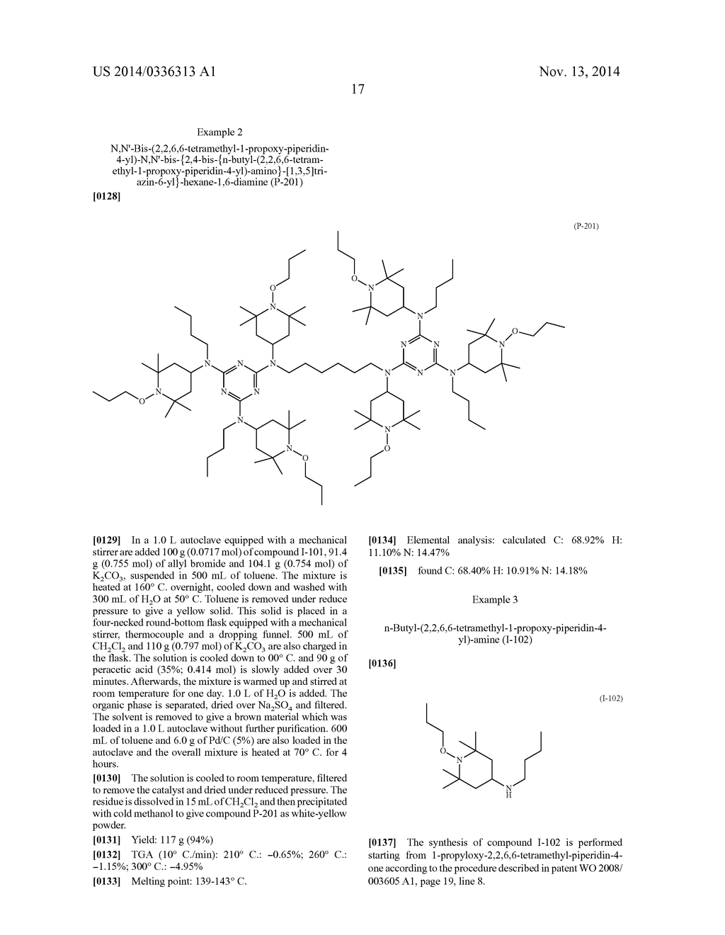 STERICALLY HINDERED AMINE STABILIZER - diagram, schematic, and image 18