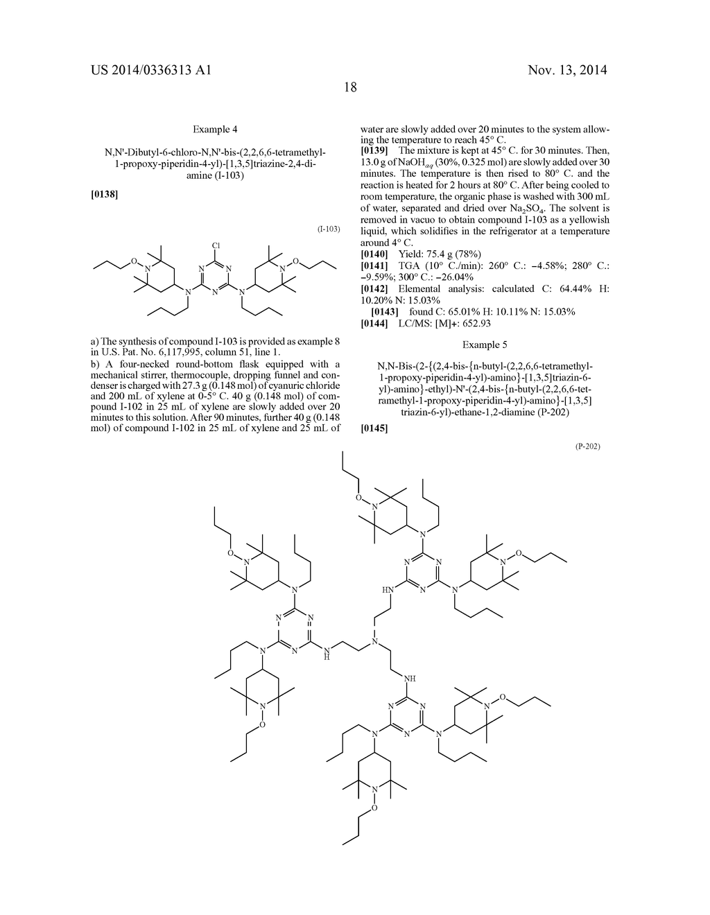 STERICALLY HINDERED AMINE STABILIZER - diagram, schematic, and image 19