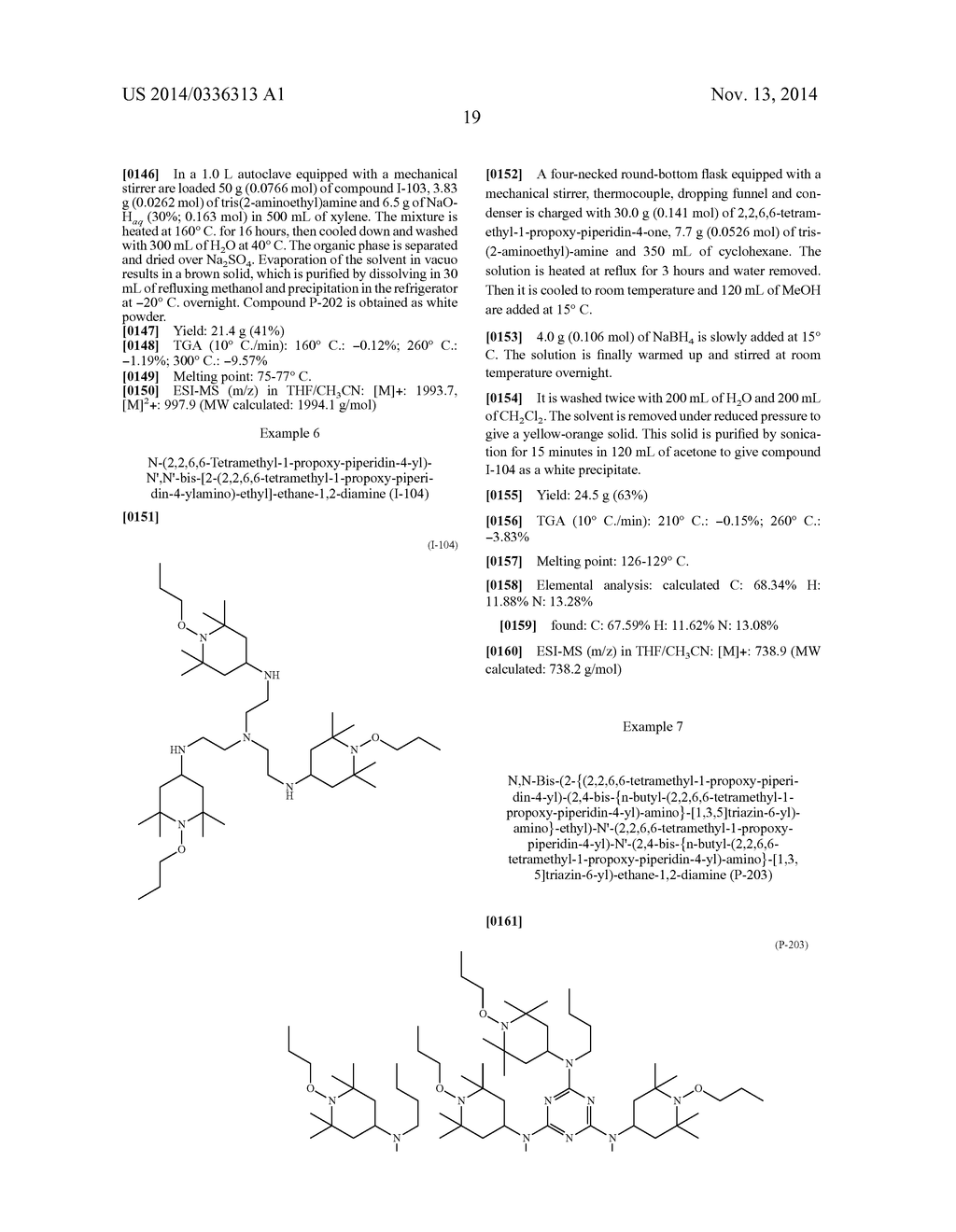 STERICALLY HINDERED AMINE STABILIZER - diagram, schematic, and image 20