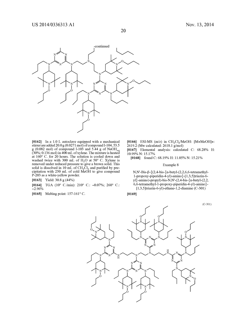 STERICALLY HINDERED AMINE STABILIZER - diagram, schematic, and image 21