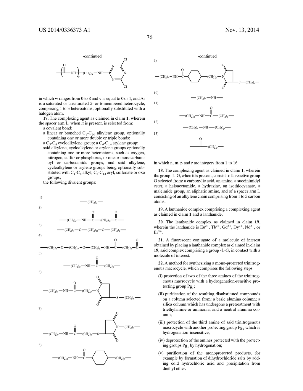 NOVEL COMPLEXING AGENTS AND CORRESPONDING LANTHANIDE COMPLEXES - diagram, schematic, and image 79
