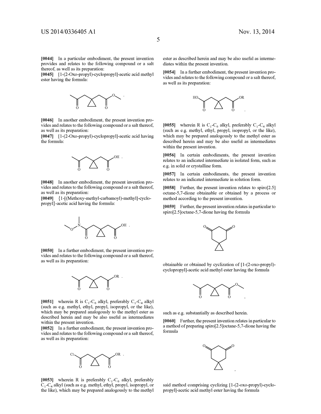 Process for preparing spiro[2.5]octane-5,7-dione - diagram, schematic, and image 06