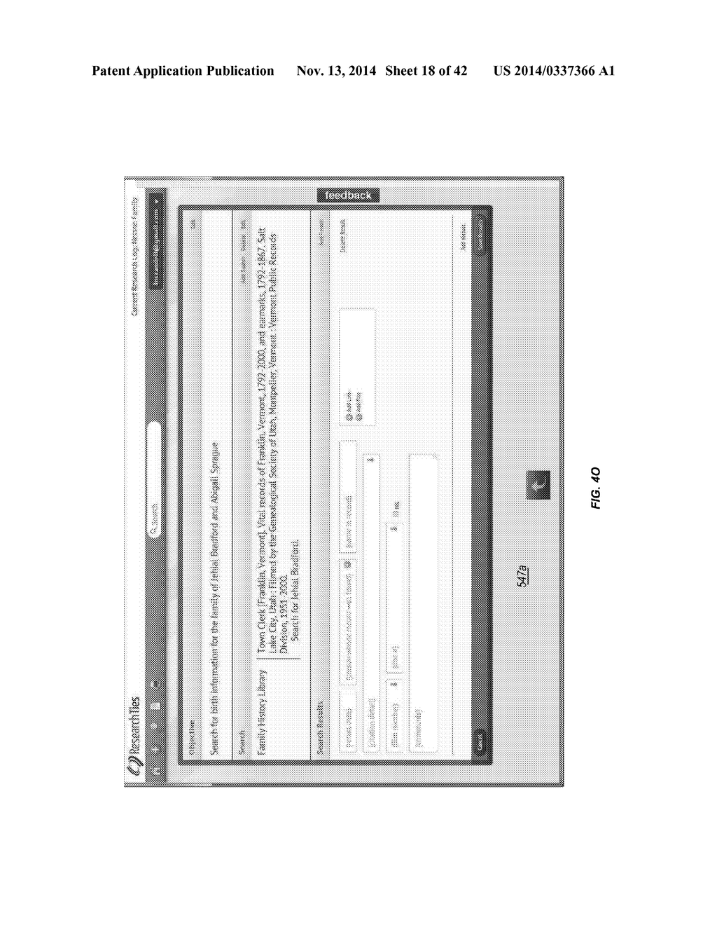 GENEALOGICAL RESEARCH LOGGING SYSTEM AND METHOD - diagram, schematic, and image 19