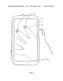 METHOD FOR CONTROLLING A VIRTUAL KEYBOARD FROM A TOUCHPAD OF A     COMPUTERIZED DEVICE diagram and image