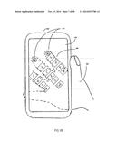 METHOD FOR CONTROLLING A VIRTUAL KEYBOARD FROM A TOUCHPAD OF A     COMPUTERIZED DEVICE diagram and image