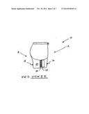 Sporting garment and corresponding sock, attachment member and kits diagram and image