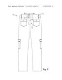 ADJUSTABLE CLOTHING ARTICLES AND METHODS OF USE diagram and image