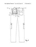 ADJUSTABLE CLOTHING ARTICLES AND METHODS OF USE diagram and image