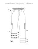 ADJUSTABLE CLOTHING ARTICLES AND METHODS OF USE diagram and image