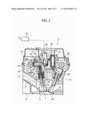 Spark ignition internal combustion engine having intake valves with     variable actuation and delayed closure diagram and image